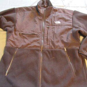 Mens Vtg The North Face Polartec Fleece Jacket Sz XL Brown